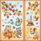 Fall Woodland Animals Window Clings Autumn Pumpkin Fox Squirrel Owl